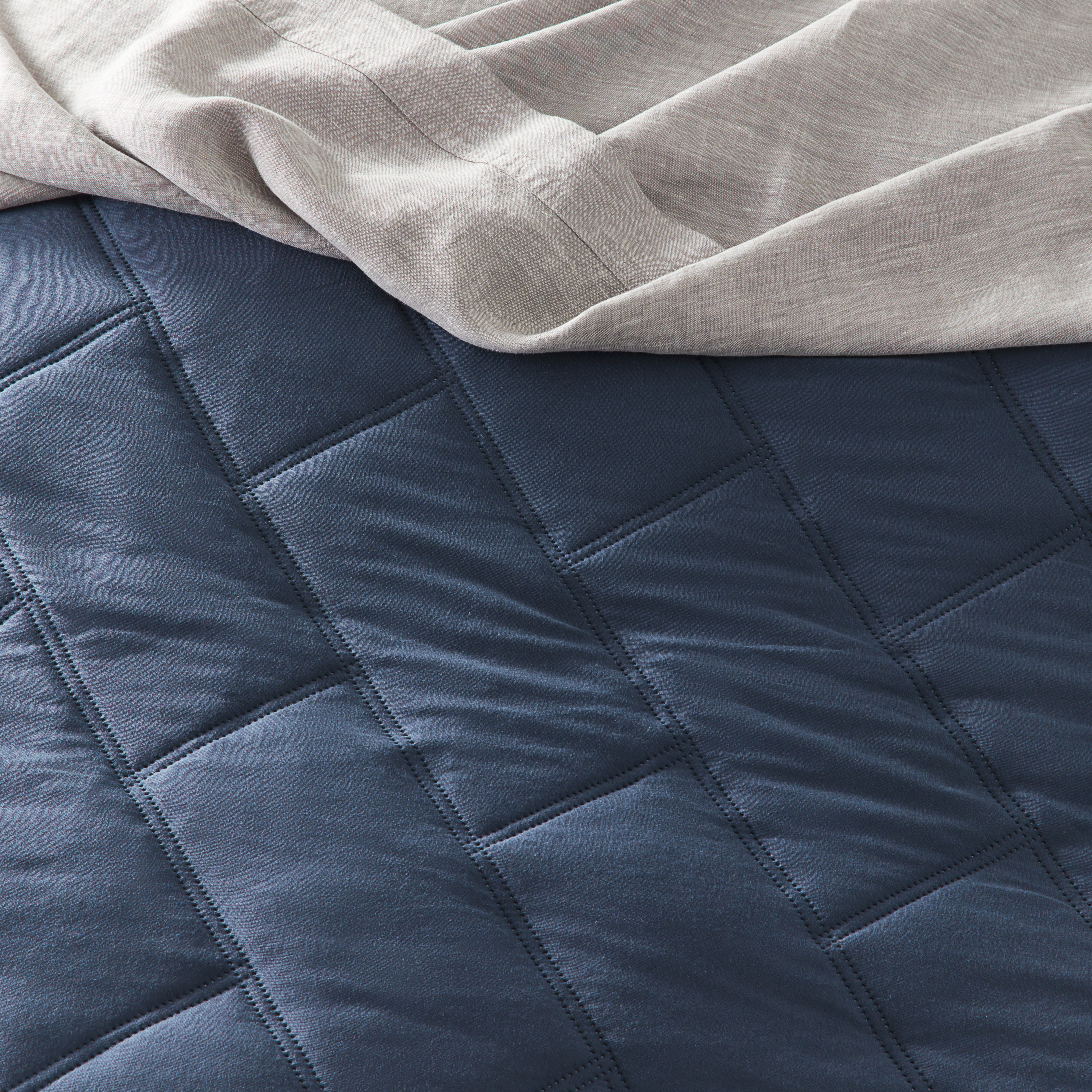 Finley Denim Jersey Quilt Cover Set Adairs