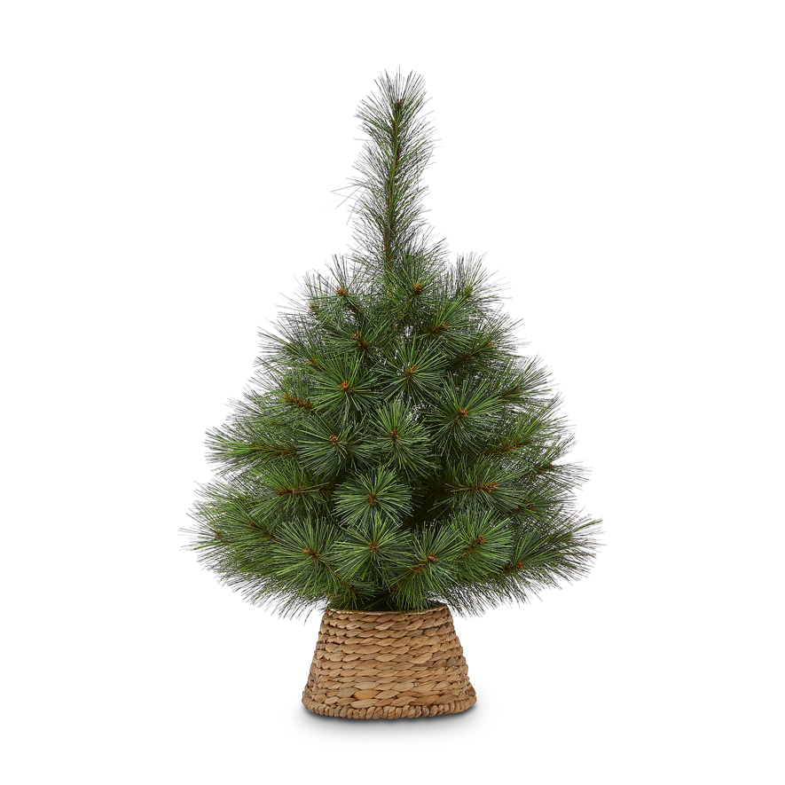 Natural Christmas Tree Small Woven Skirt Adairs