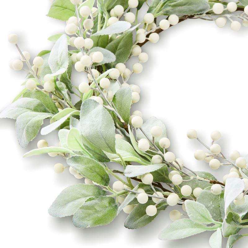Sage & White Sage Berry Wreath