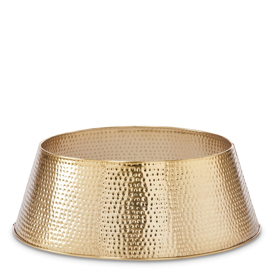 Gold Metal Christmas Tree Skirt Adairs