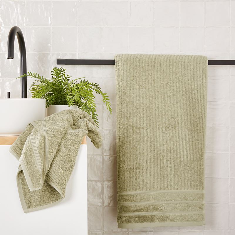 Flinders Green Tea Bath Towel Range