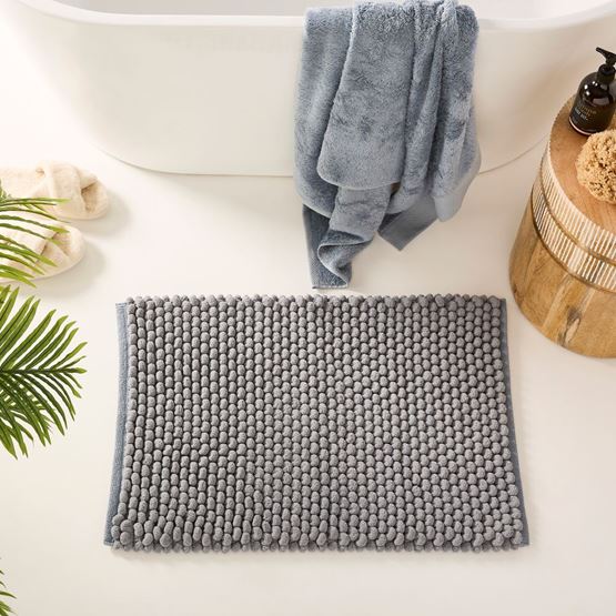 Chunky French Blue Bobble Mat