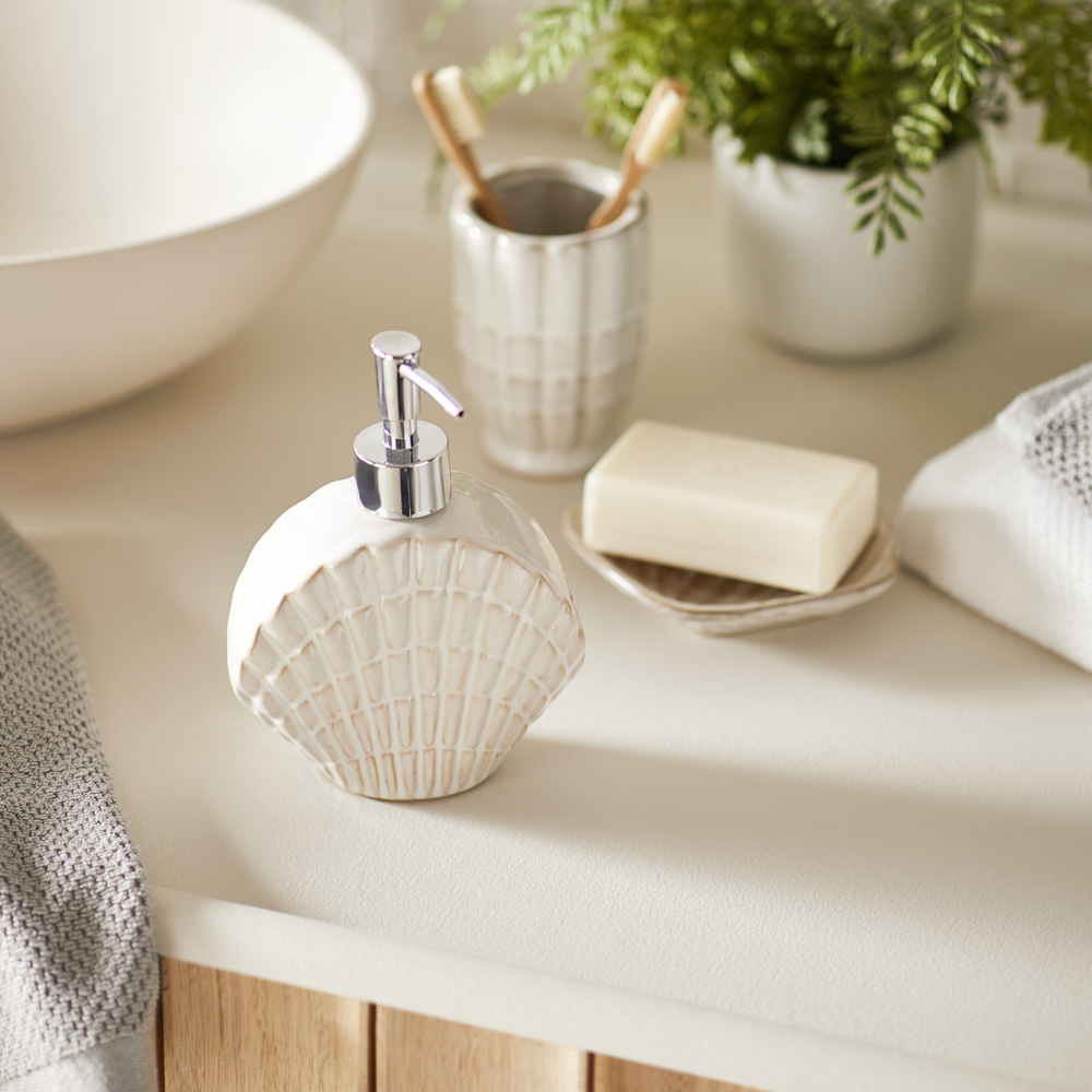 Seashells Natural Bathroom Accessories Adairs