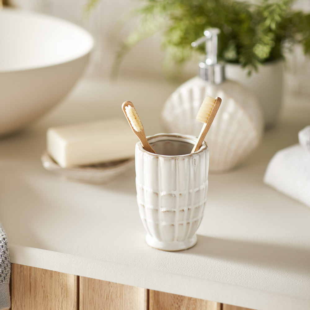 Seashells Natural Bathroom Accessories Adairs