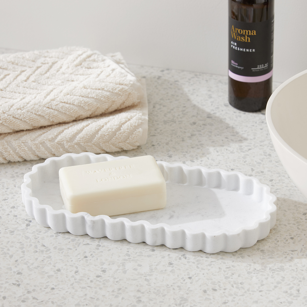 Delphine Marble Bathroom Accessories Adairs