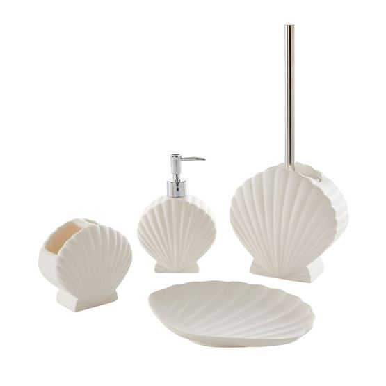 Shell White Bathroom Accessories