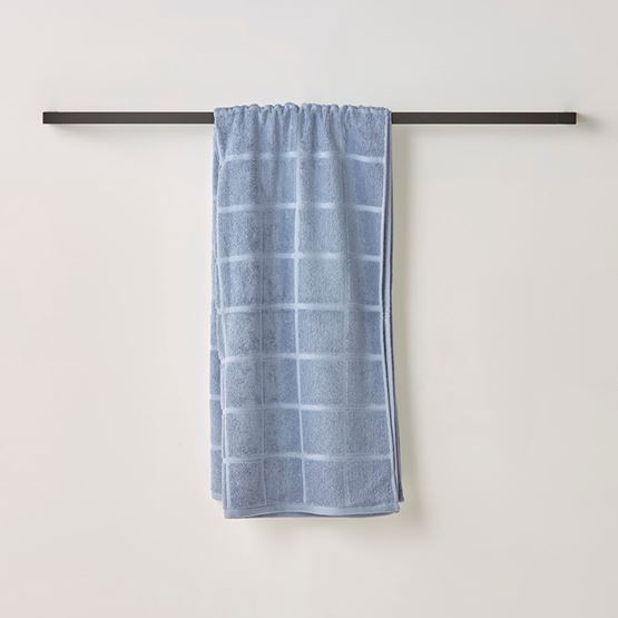 Nelson Check French Blue Towel Range