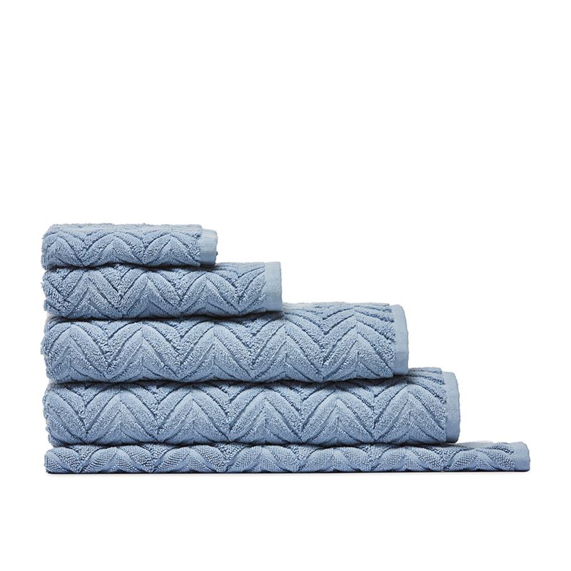 Mimosa Blue Tide Textured Towel Range