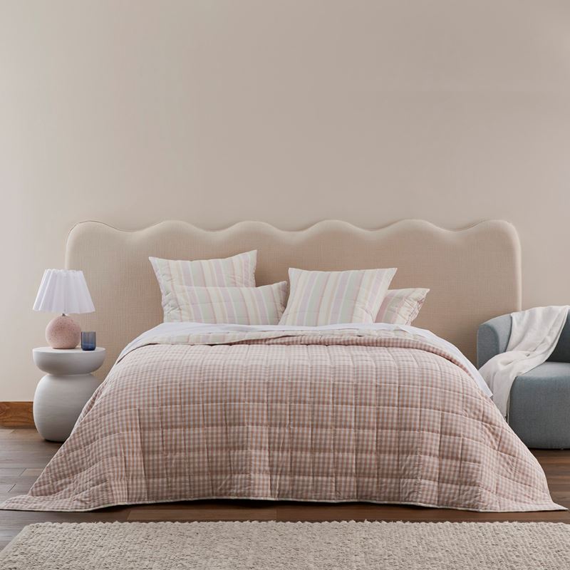 Neapolitan Stripe Quilted Coverlet Separates