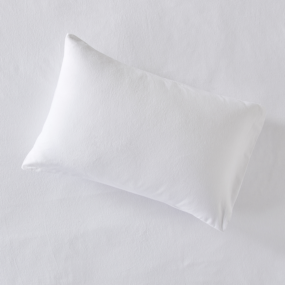 Flannelette White Plain Dye Pillowcase Adairs