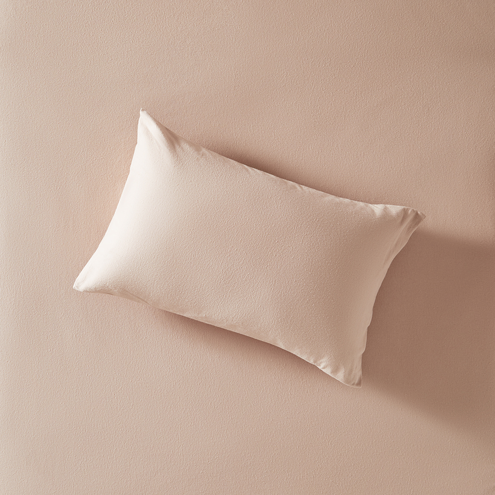 Flannelette Pink Plain Dye Pillowcases Adairs