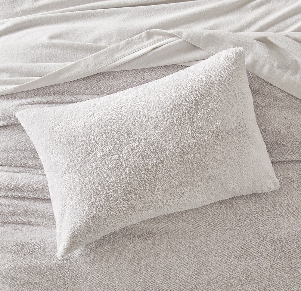 Sherpa Grey Quilt Cover Set Adairs