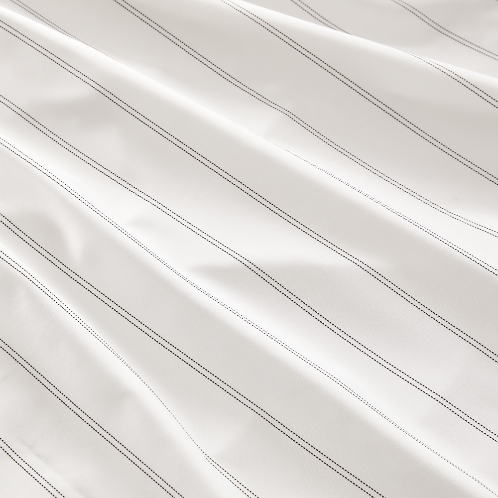 White Stripe Stitch European Pillowcase Pair Adairs