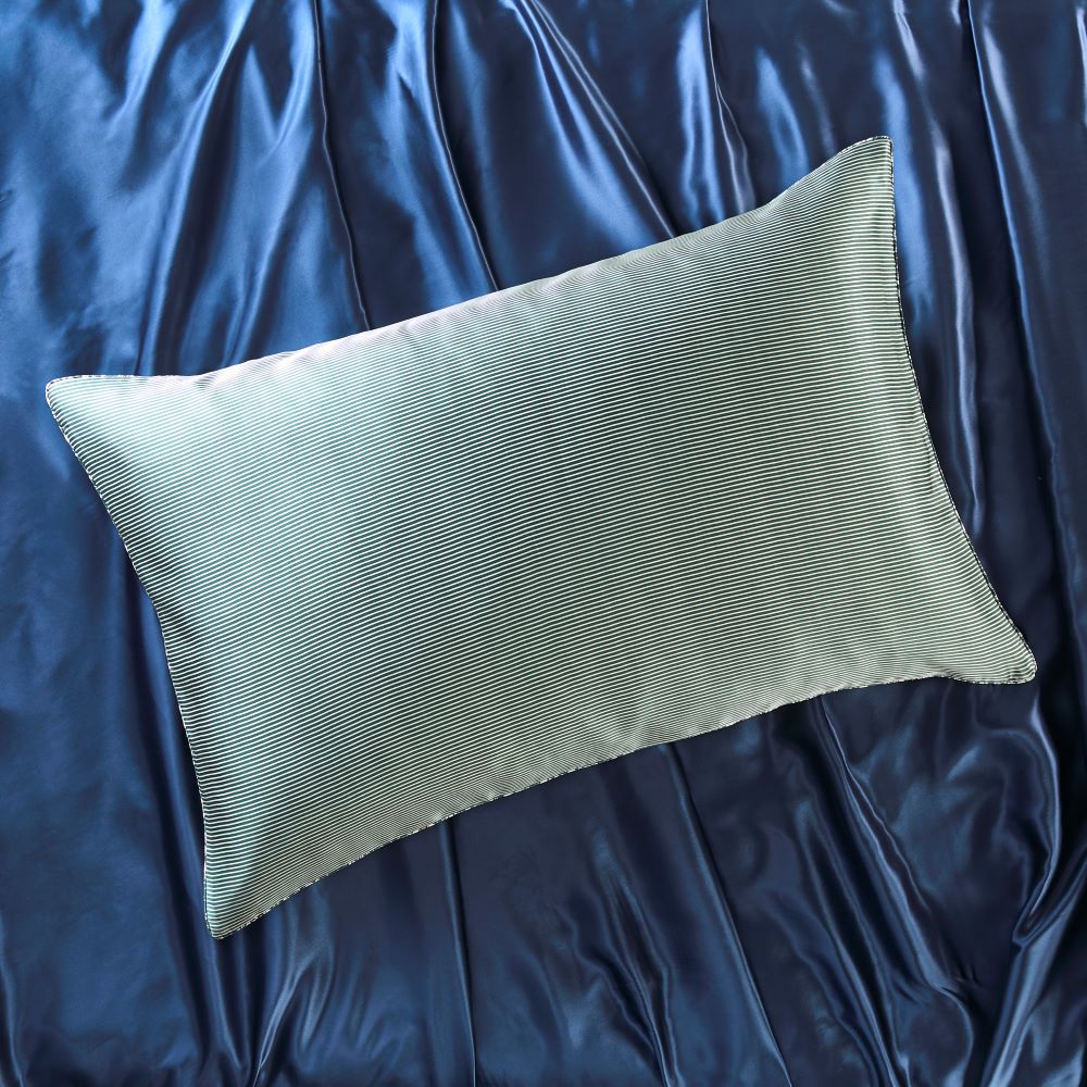 Pure Silk Eliza Floral & Stripe Printed Pillowcase Adairs