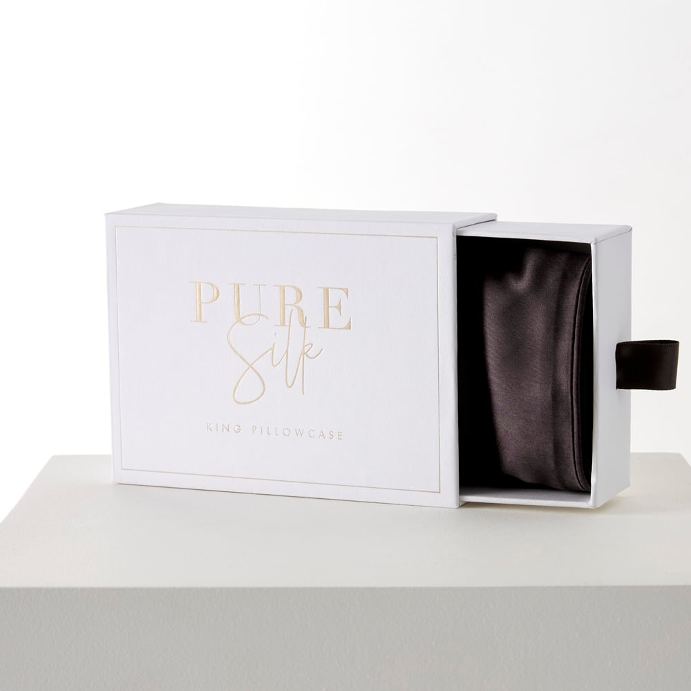 Pure Silk Black Pillowcases Adairs