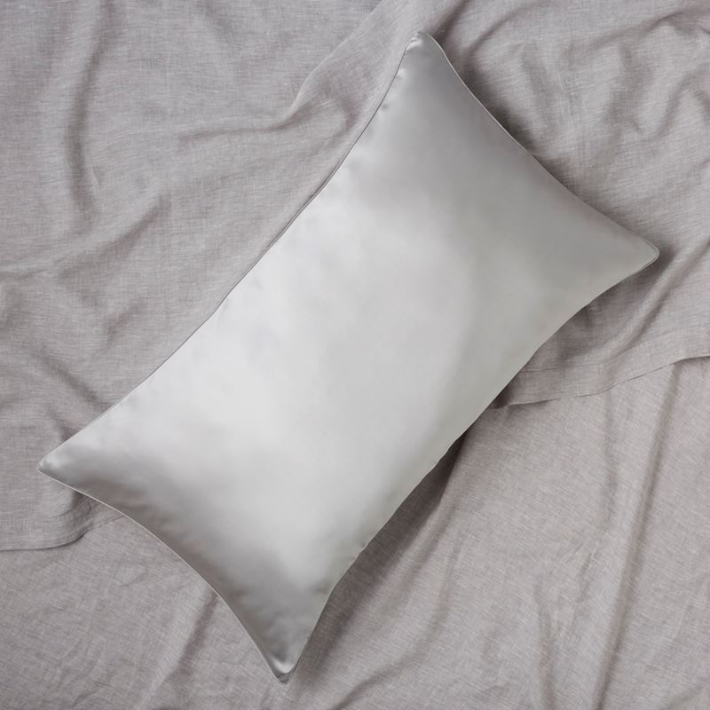 Pure Silk Silver Pillowcases