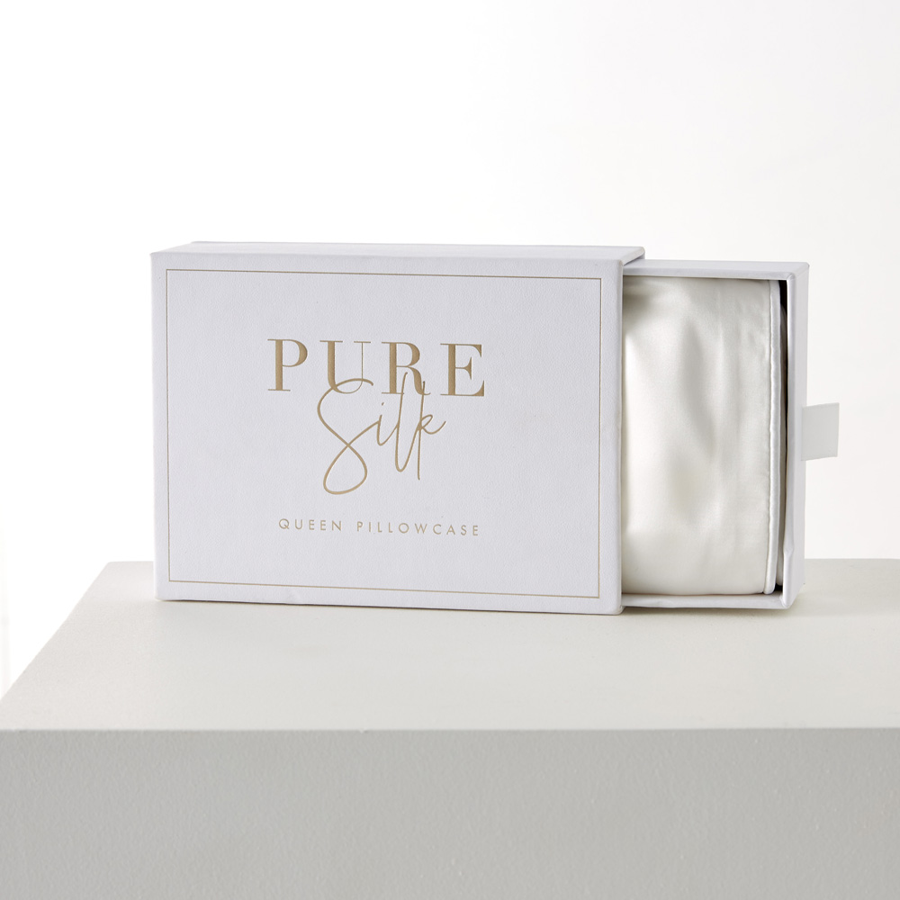 Pure Silk Antique White Pillowcases Adairs