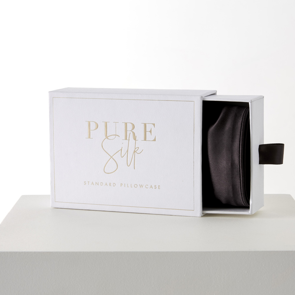 Pure Silk Black Pillowcases Adairs