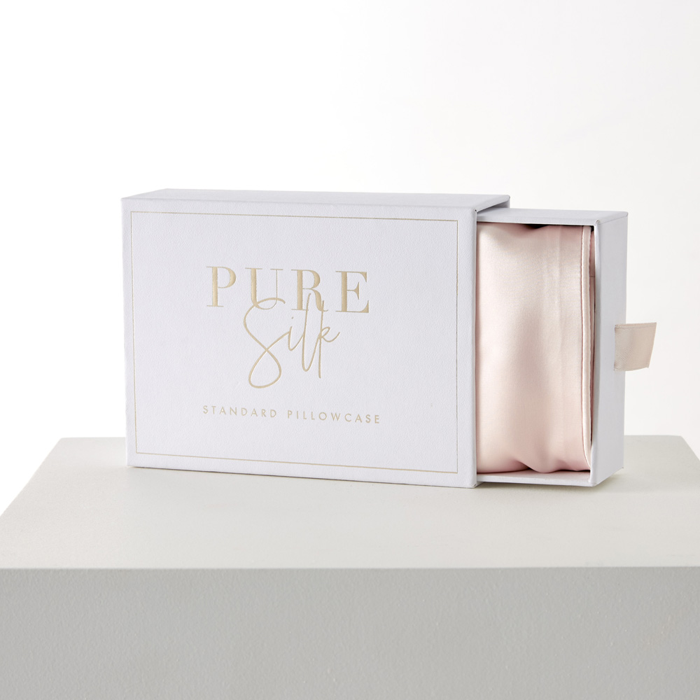 Pure Silk Shell Pink Pillowcases | Adairs