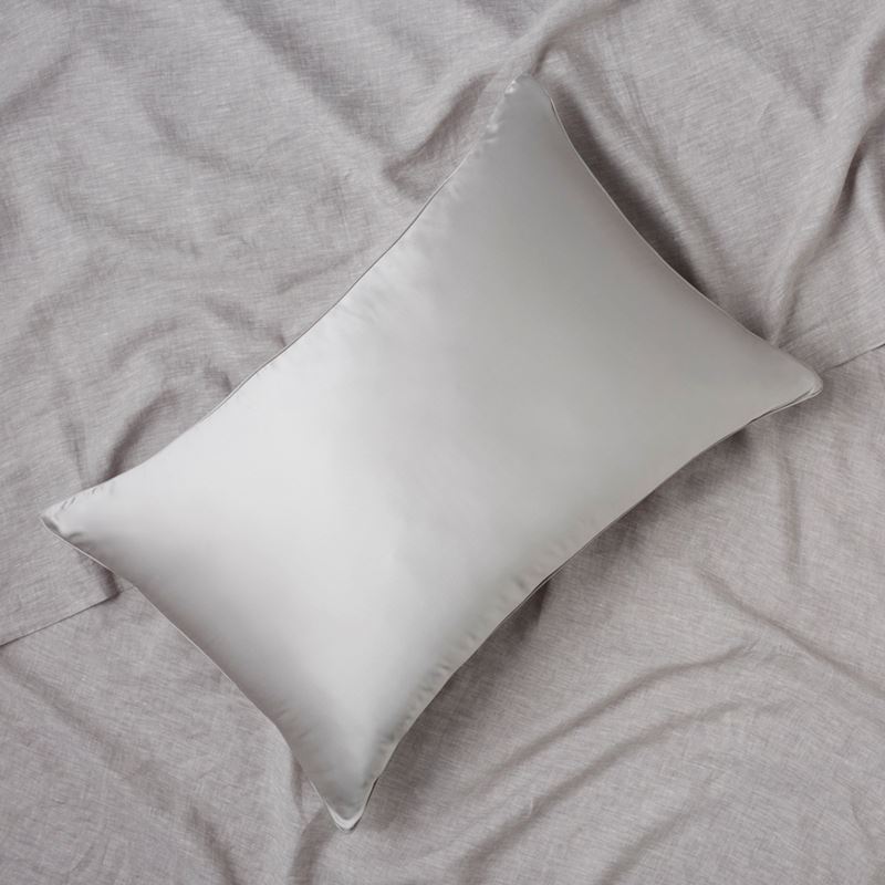 Pure Silk Silver Pillowcases