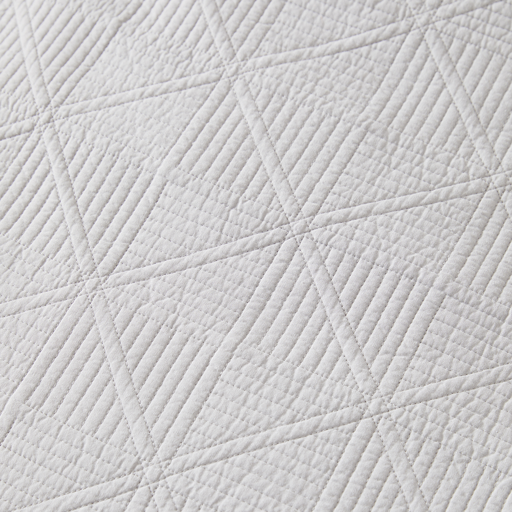 Prism Soft Grey Quilted Quilt Cover Separates Adairs