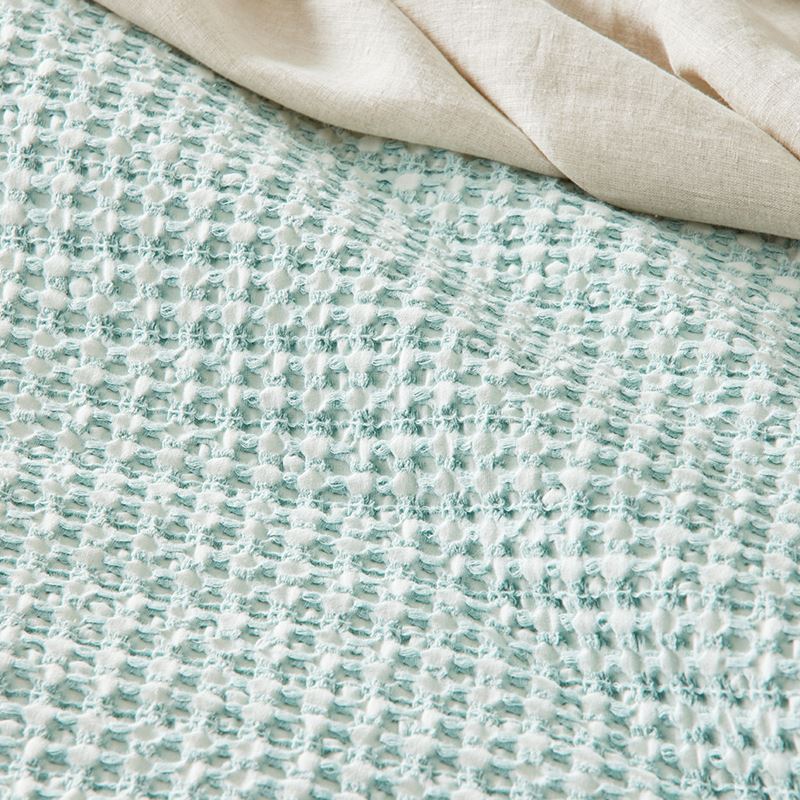 Ren Waffle Soft Sage Quilt Cover Separates 