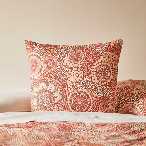 Cungelella Bilabila Coral Sunset Pillowcases