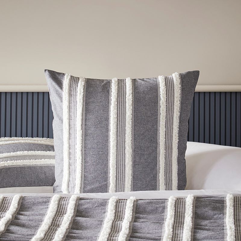 Taylor Grey Tufted Quilt Cover Separates