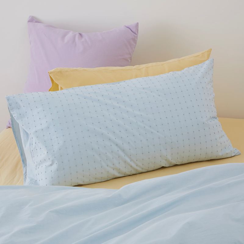 Remi Soft Blue Pillowcases