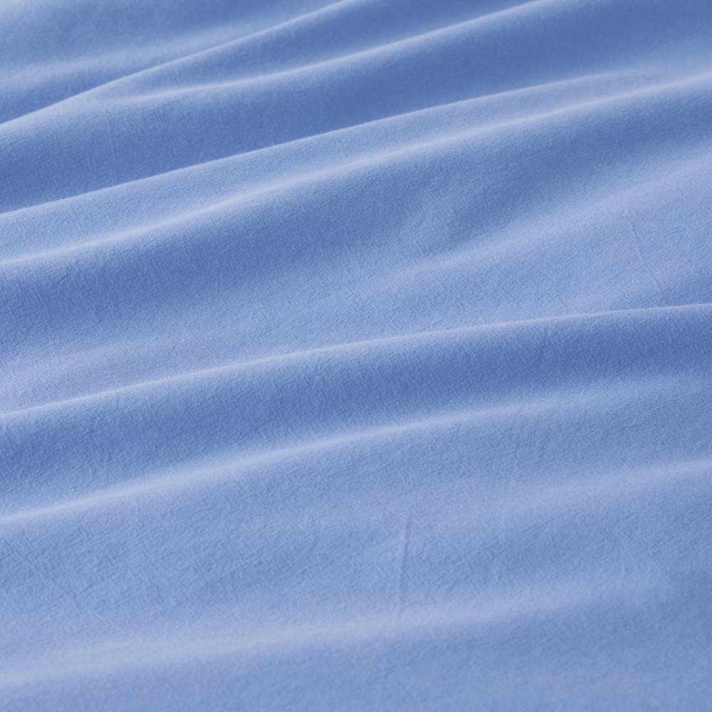 Stonewashed Cotton French Blue Quilt Cover Separates Adairs