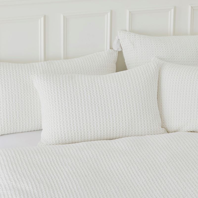 Ren Waffle White Quilt Cover Separates