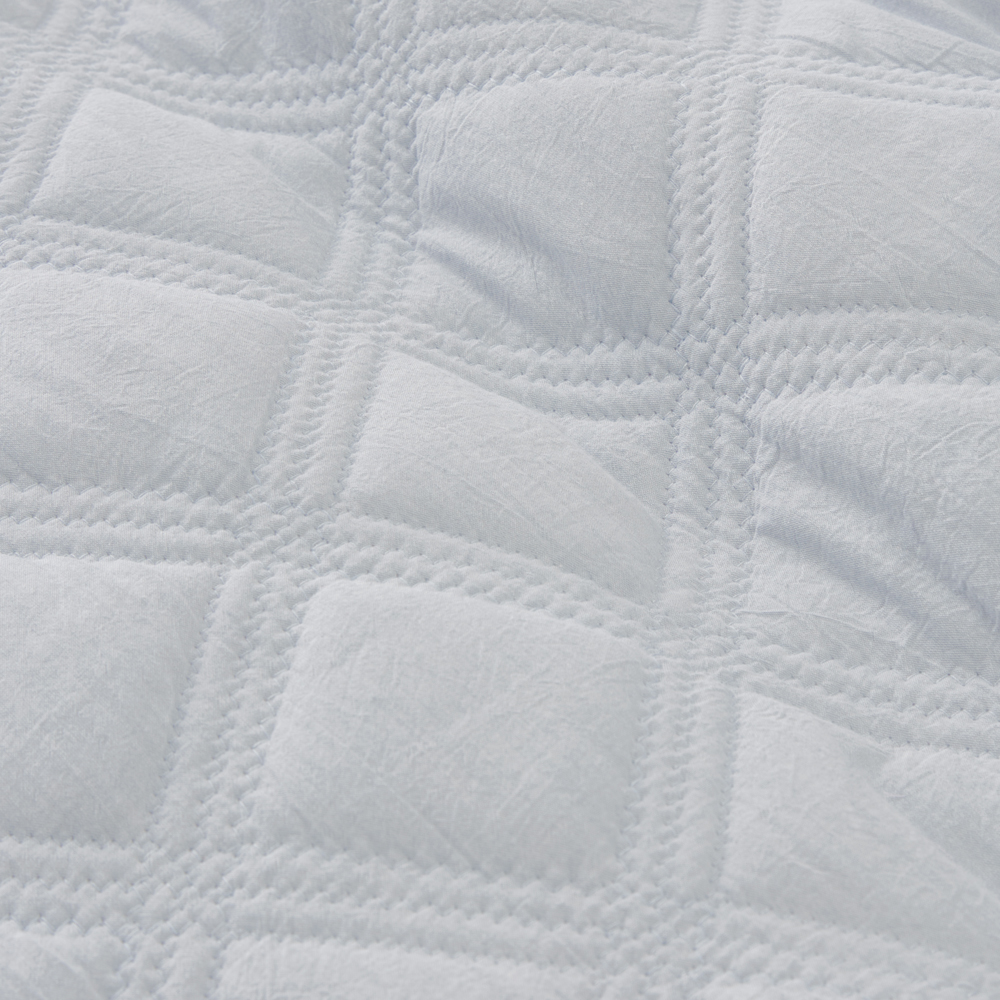 Smith Quilted Blue Chambray Quilt Cover Separates Adairs