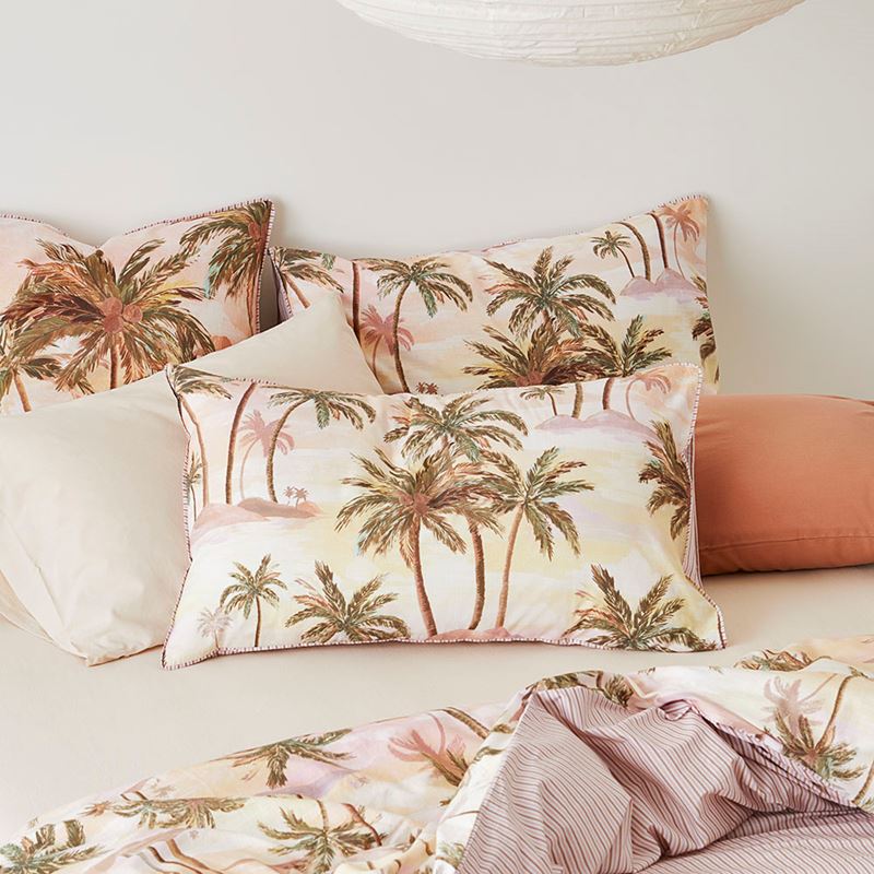 Sunset Palm Quilt Cover Set + Separates