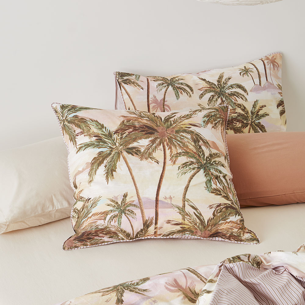 Sunset Palm Quilt Cover Set + Separates Adairs