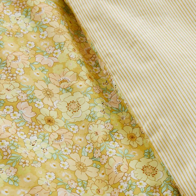 Leila Lemon Drop Floral Quilt Cover Set + Separates