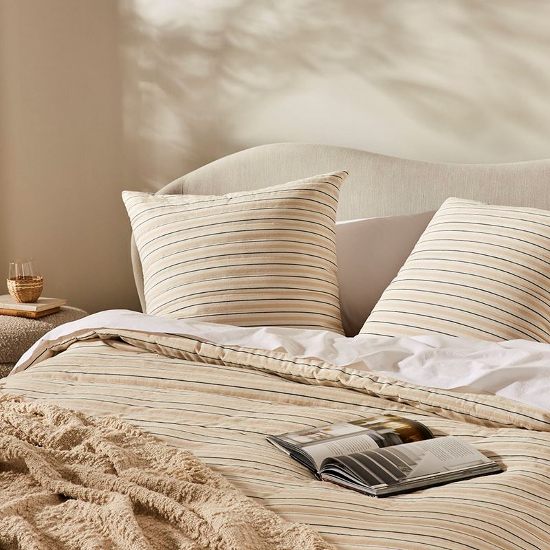 Kobe Natural Quilted Pillowcases