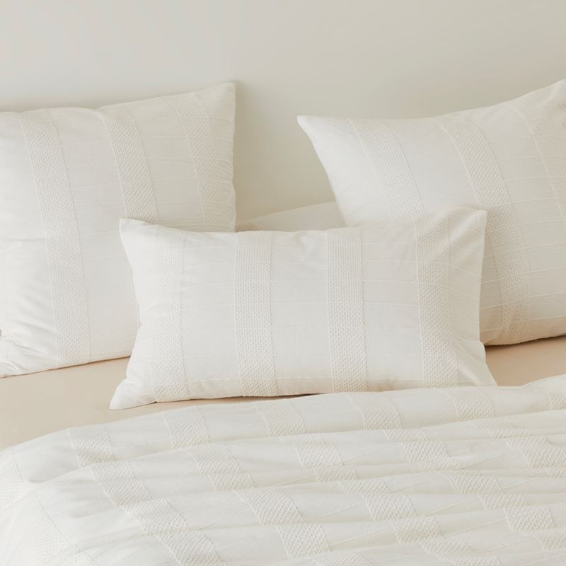 Hervey Off White Quilt Cover Set + Separates