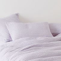 Ren Waffle Lavender Pillowcases