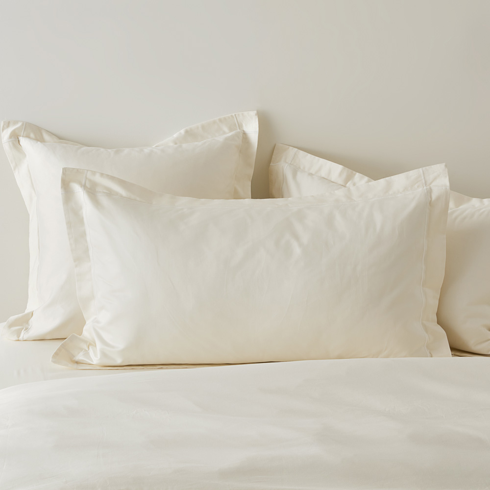 Luxury Collection Antique White Tailored Pillowcases Adairs