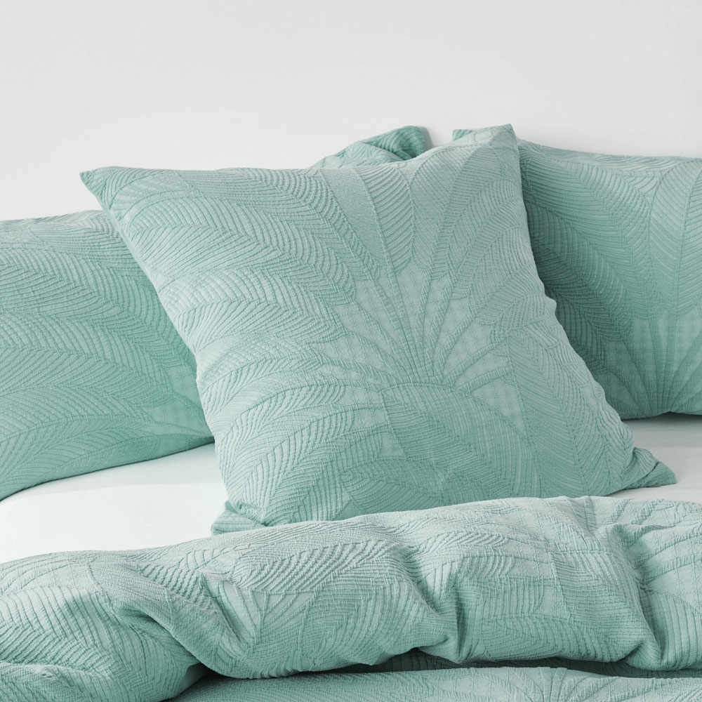 Acai Aqua Matelasse Pillowcases Adairs