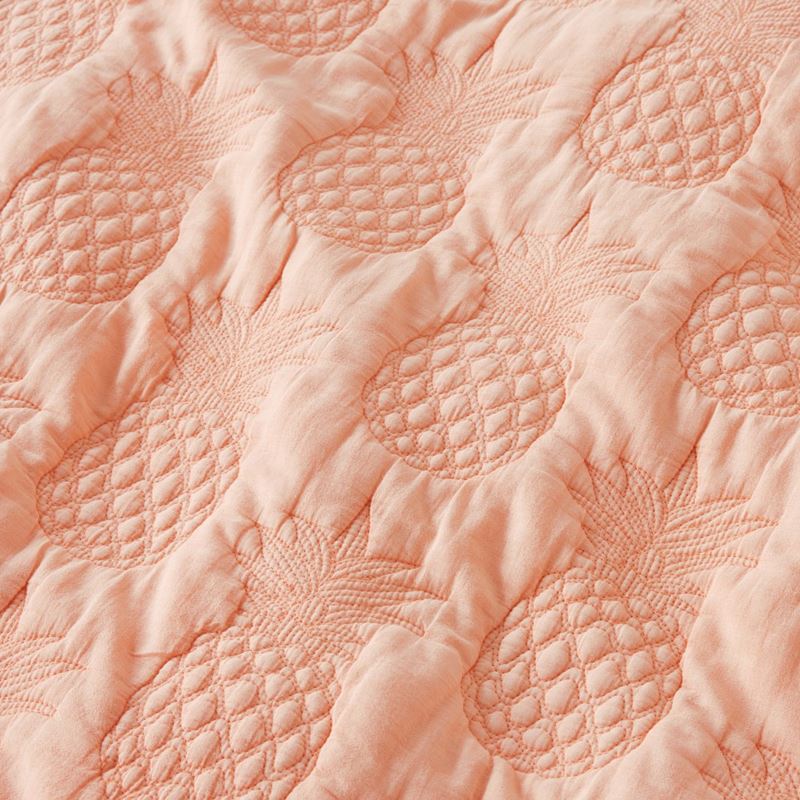 Mimosa Apricot Quilted Quilt Cover Separates