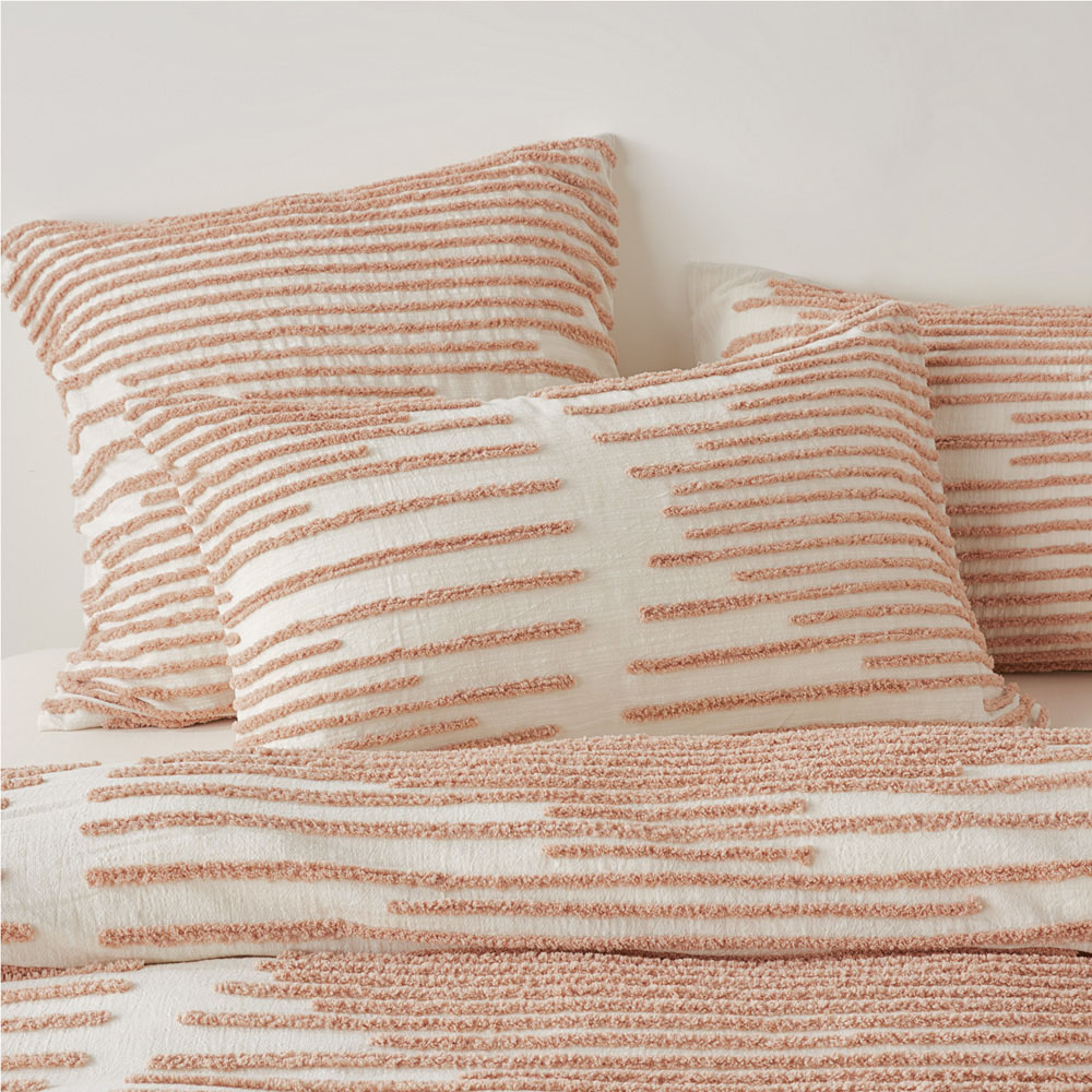 Seoul Tufted Clay Pillowcases Adairs