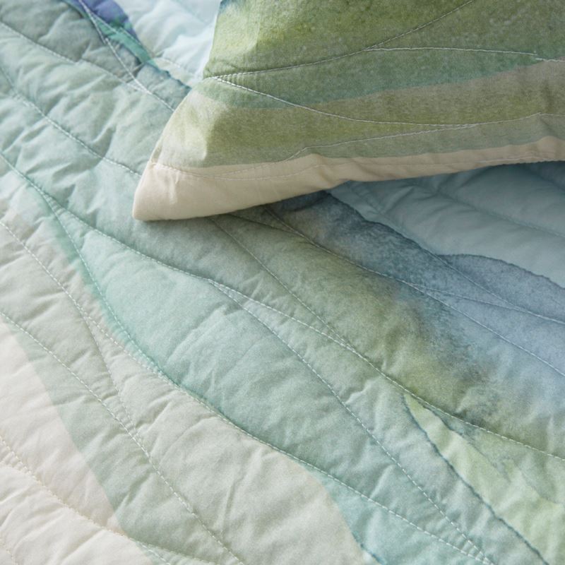 Hinterland Green Quilted Quilt Cover Separates