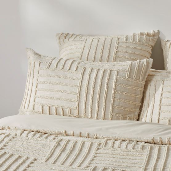 Drew Natural Tufted Pillowcases