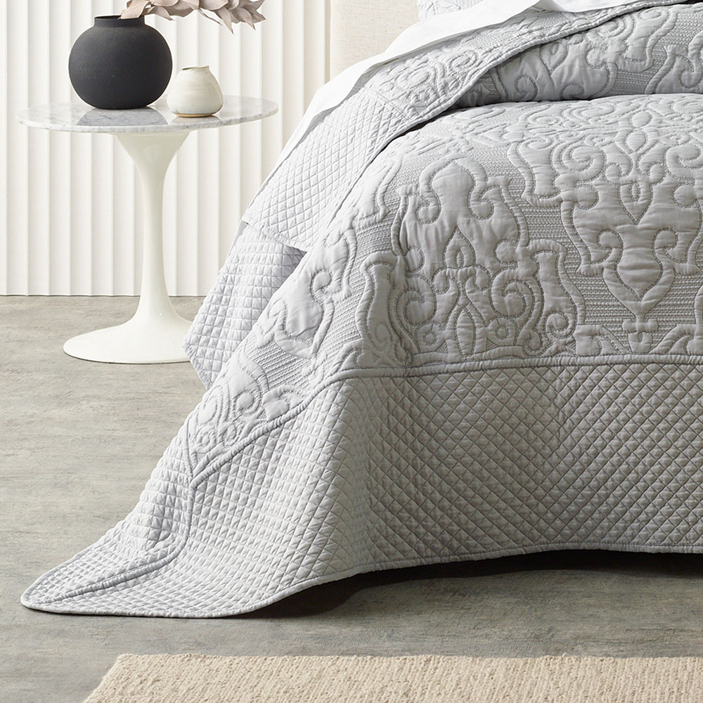 Bianca Laurent Silver Bedspread Set + Separates Adairs