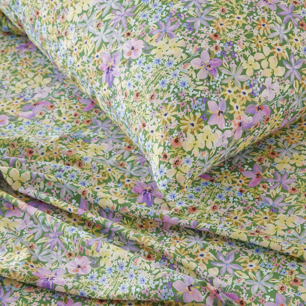 Sienna Floral Lilac Printed Sheet Set Adairs