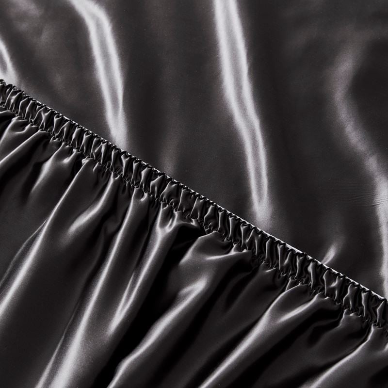 Pure Silk Black Sheet Set