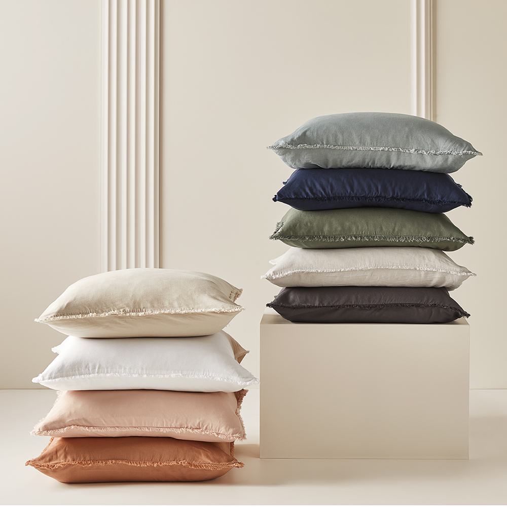 Bamboo Linen Earth Pillowcase Adairs