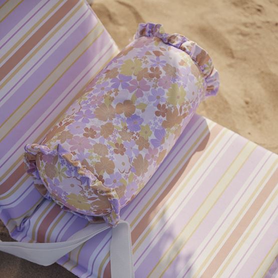 Bronte Floral Cylinder Beach Pillow