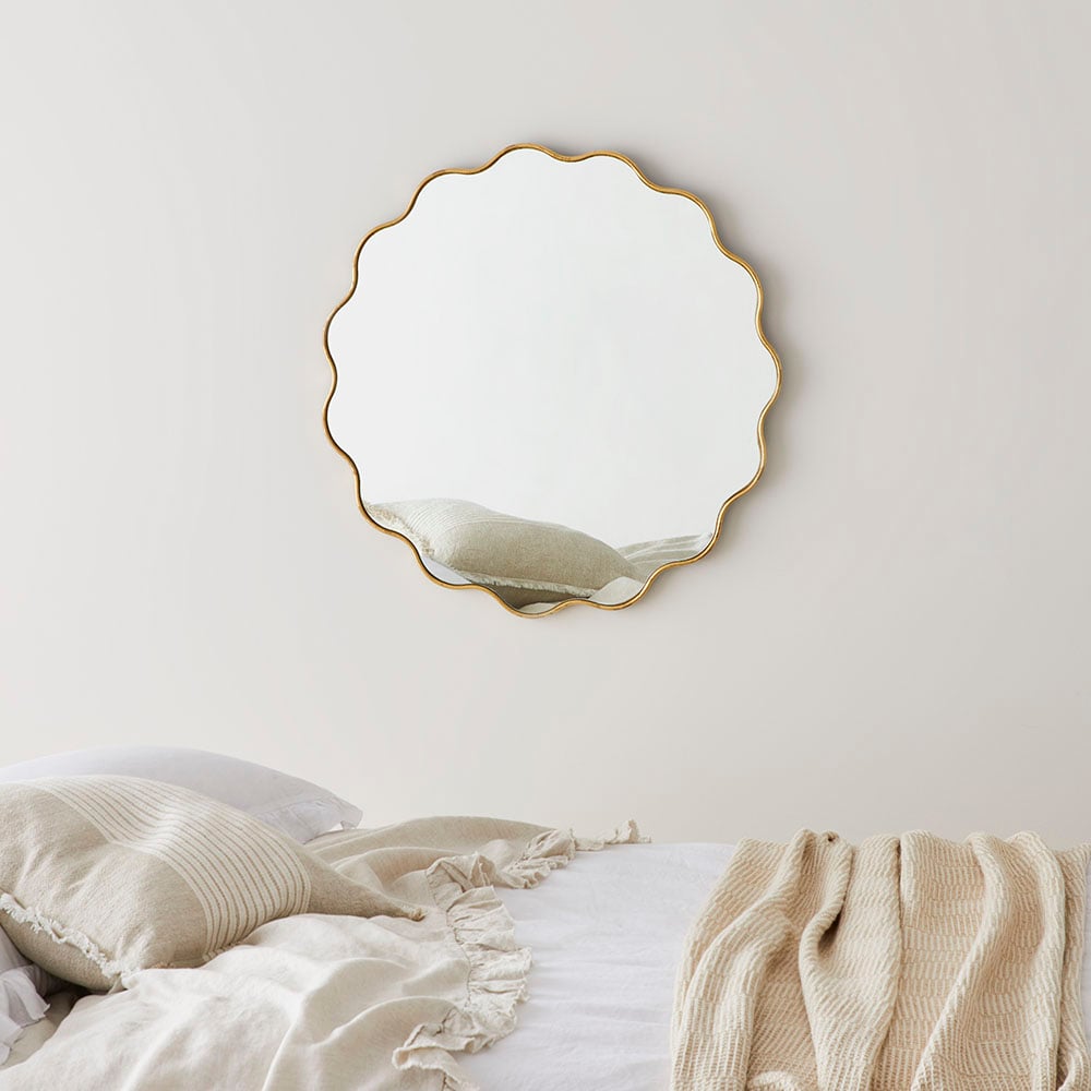 Ophelia Gold Mirror | Adairs